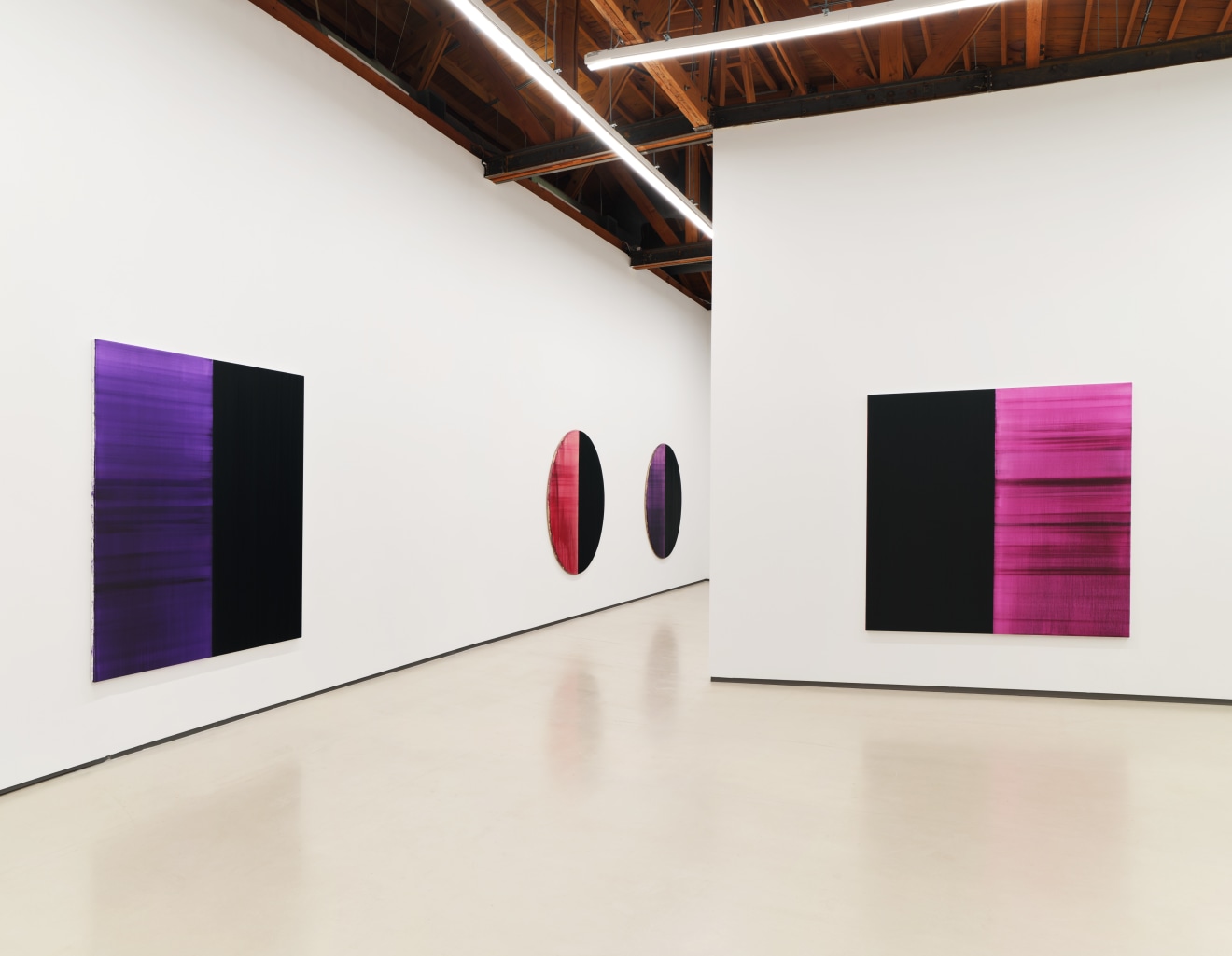 Installation view of Callum Innes: Turn at Sean Kelly, Los Angeles, March 16 &ndash; May 4, 2024, Photography: Brica Wilcox, Courtesy: Sean Kelly New York/Los Angeles
