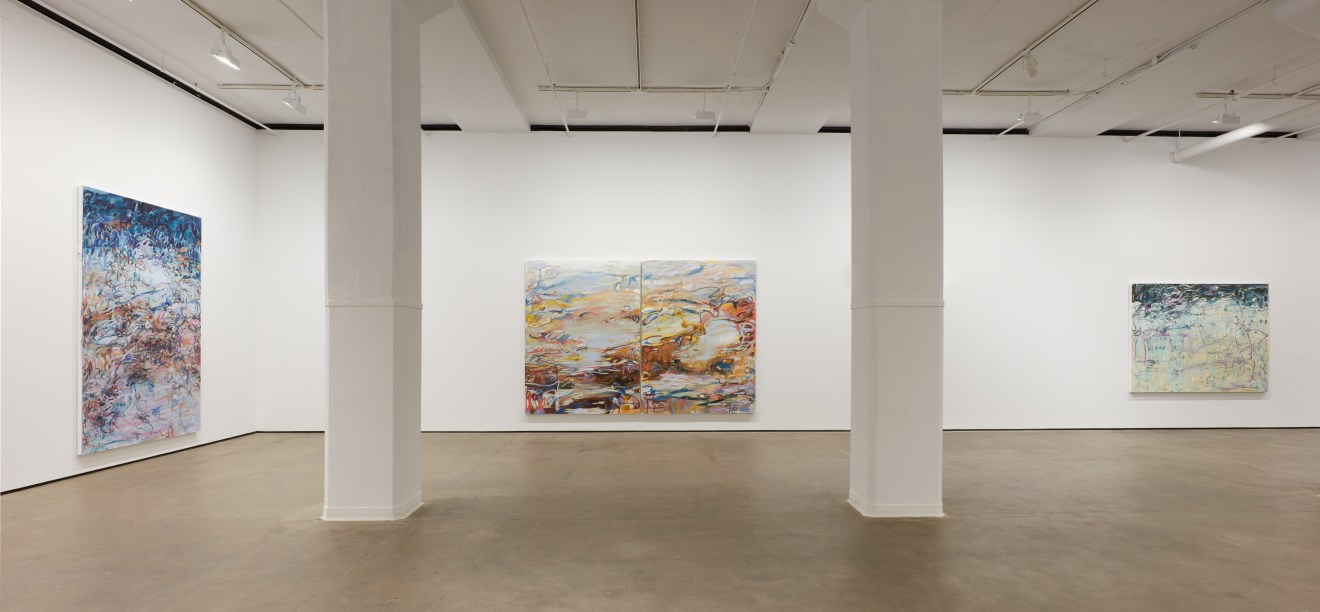 Image: Installation view of&nbsp;Janaina Tsch&auml;pe: a sky filled with clouds and the smell of blood oranges at Sean Kelly, New York, September 6 &ndash; October 19, 2024, Photography: Jason Wyche, Courtesy: Sean Kelly, New York/Los Angeles