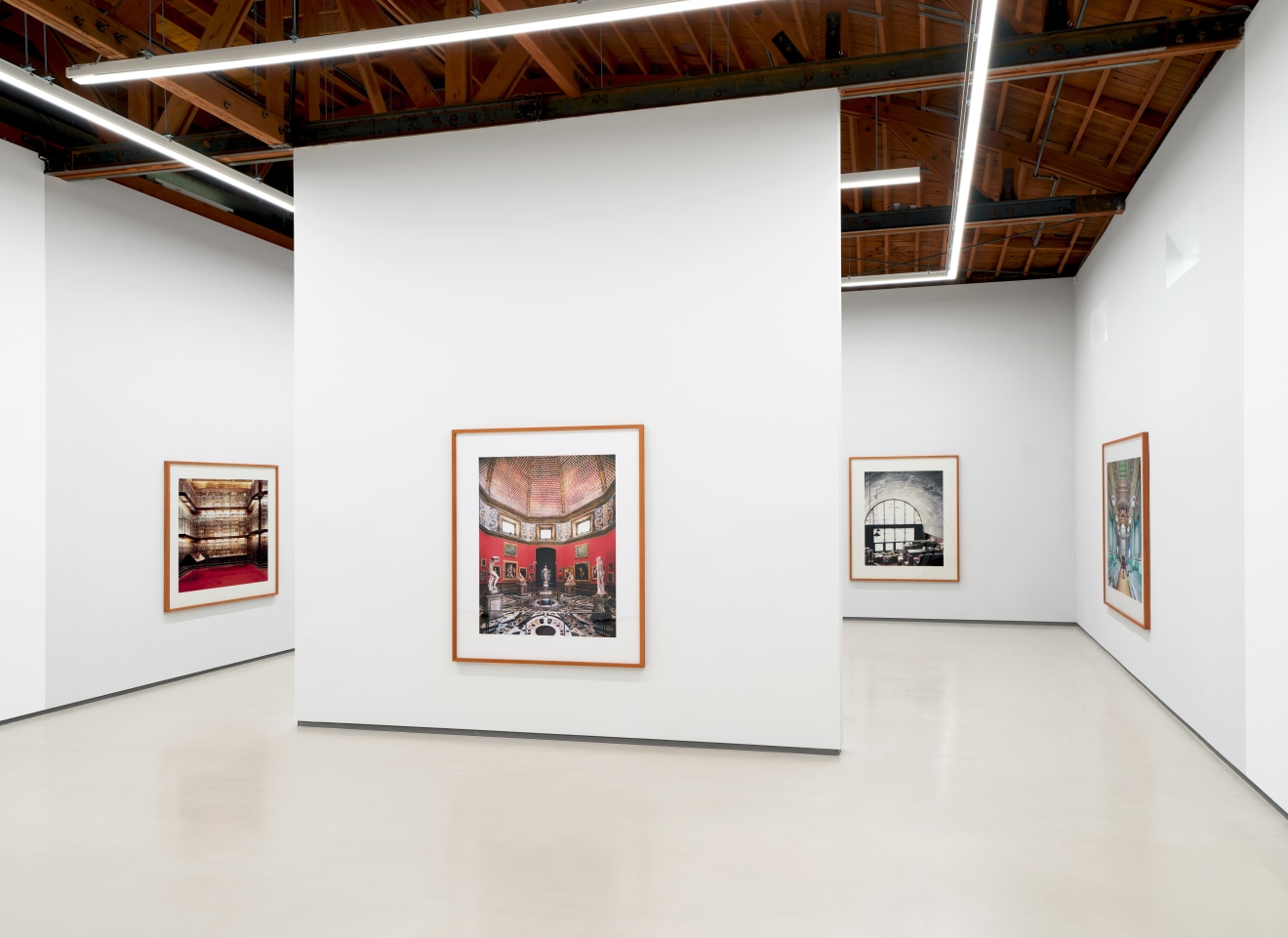 Installation view of Candida H&ouml;fer: Europa / America at Sean Kelly, Los Angeles, November 2, 2024 &ndash; January 11, 2025, Photography: Brica Wilcox, Courtesy: Sean Kelly New York/Los Angeles