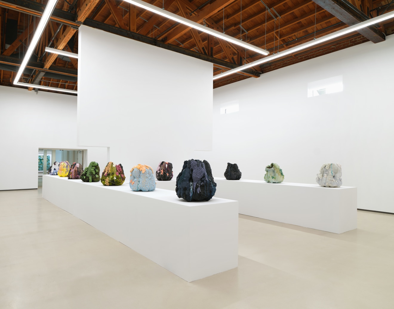 Installation view of Brian Rochefort: Staring at the Moon at Sean Kelly, Los Angeles, September 14 - November 2, 2024, Photography: Brica Wilcox, Courtesy: Sean Kelly New York/Los Angeles