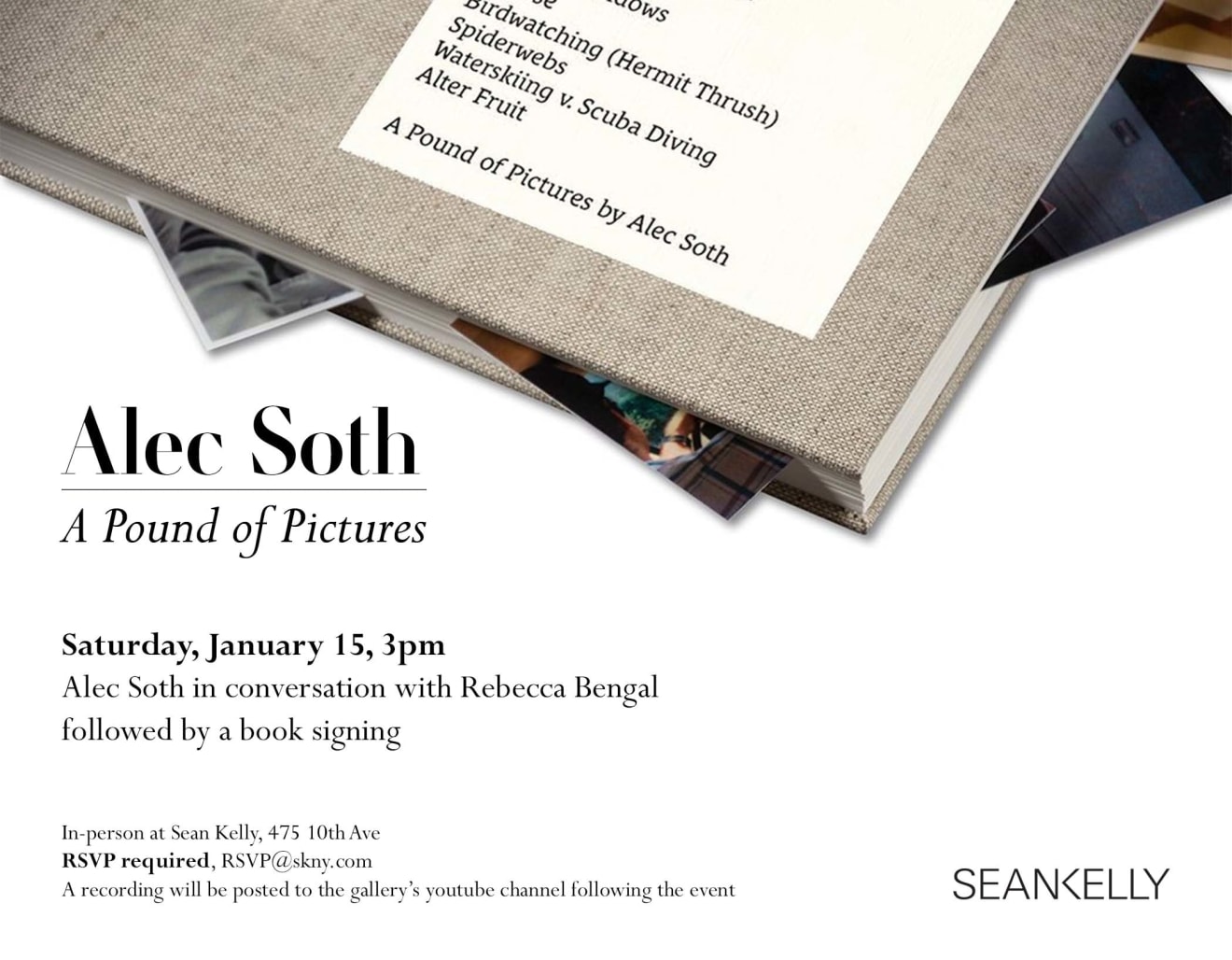 Alec Soth in conversation with Rebecca Bengal