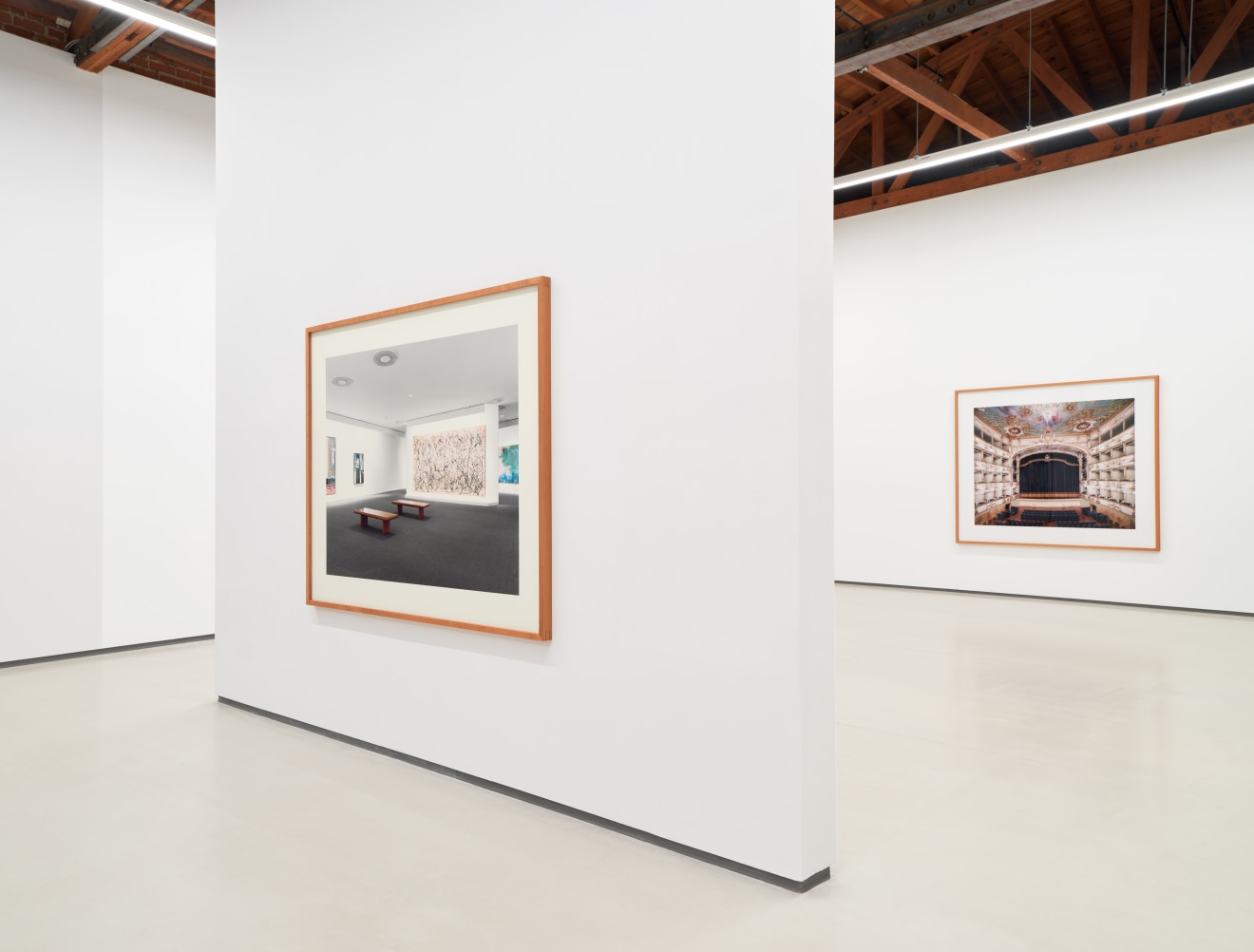 Installation view of Candida H&ouml;fer: Europa / America at Sean Kelly, Los Angeles, November 2, 2024 &ndash; January 11, 2025, Photography: Brica Wilcox, Courtesy: Sean Kelly New York/Los Angeles