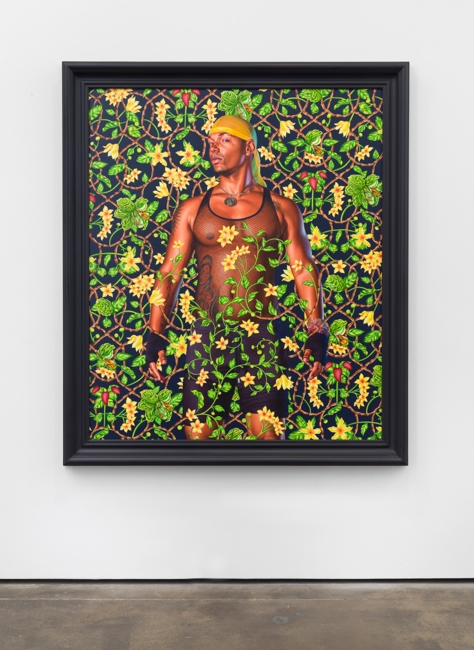 Kehinde Wiley, Portrait of Emilio Hernandez Gonzalez, 2023