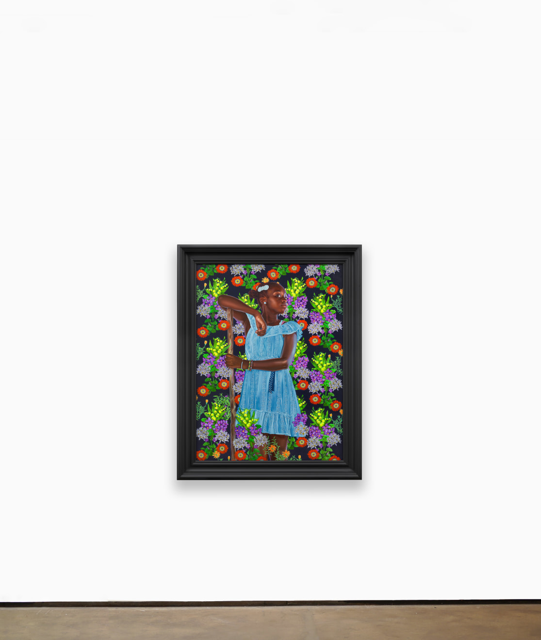 Kehinde Wiley, Portrait of Erika Gray Ferro, 2023