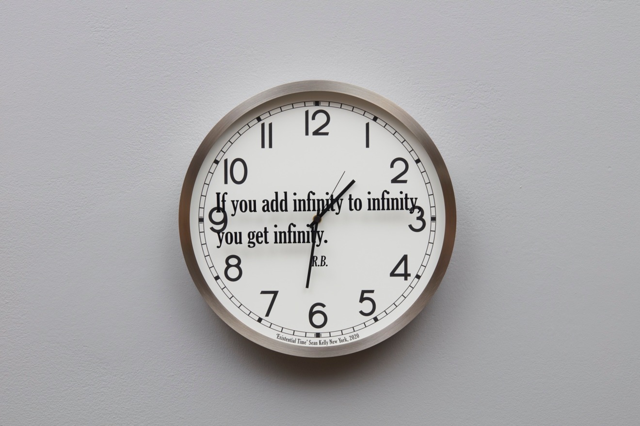 JOSEPH KOSUTH &#039;Quoted Clocks #16&#039;, 2020