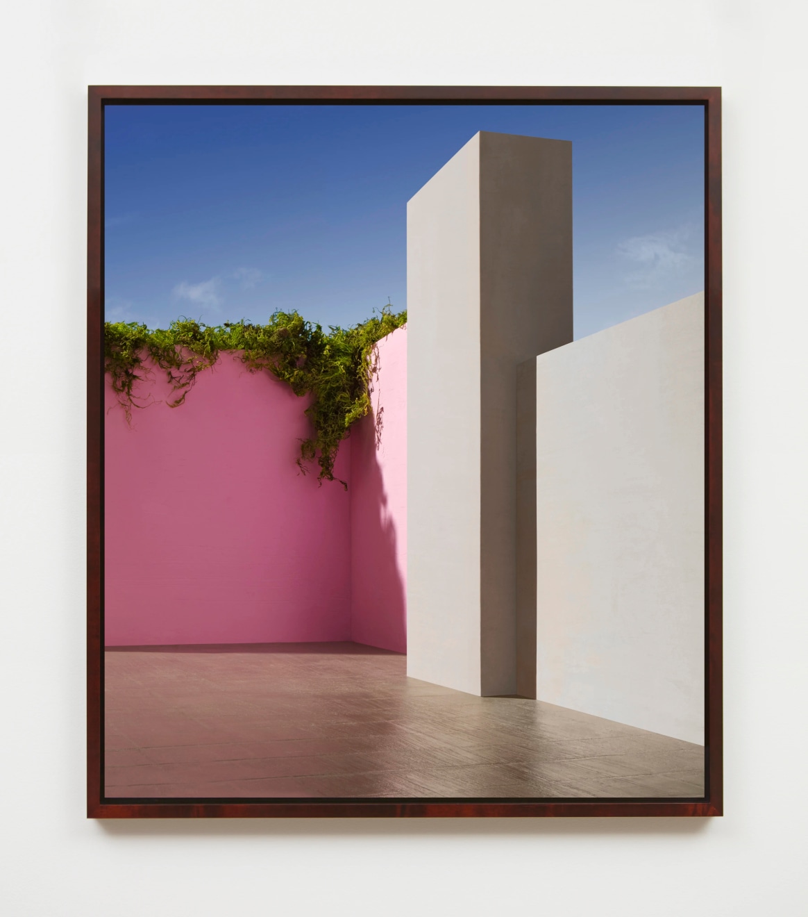 James Casebere Courtyard with Foliage (Day), 2021