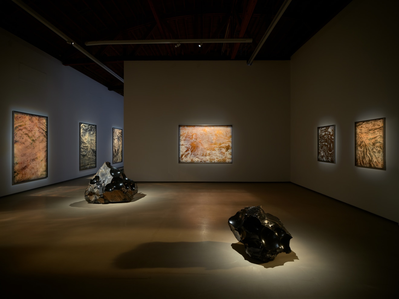Installation view of Julian Charri&egrave;re: Buried Sunshine at Sean Kelly, Los Angeles, September 14&ndash;November 4, 2023, Photography: Brica Wilcox, Courtesy: Sean Kelly