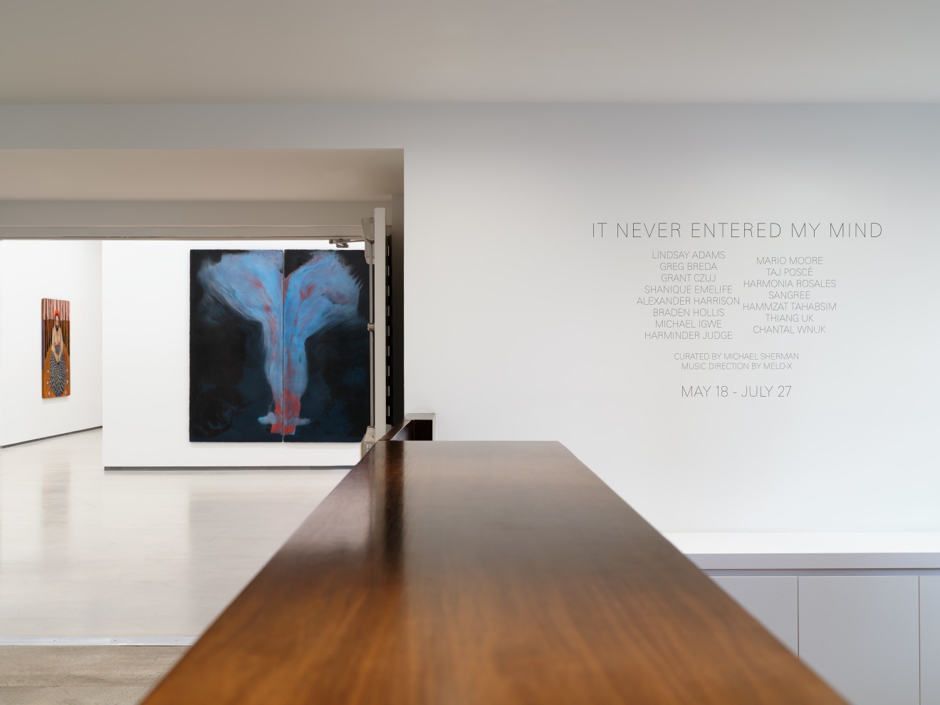 Installation view of It Never Entered My Mind curated by Michael Sherman at Sean Kelly, Los Angeles, May 18&ndash;July 27, 2024, Photography: Brica Wilcox, Courtesy: Sean Kelly, New York/Los Angeles