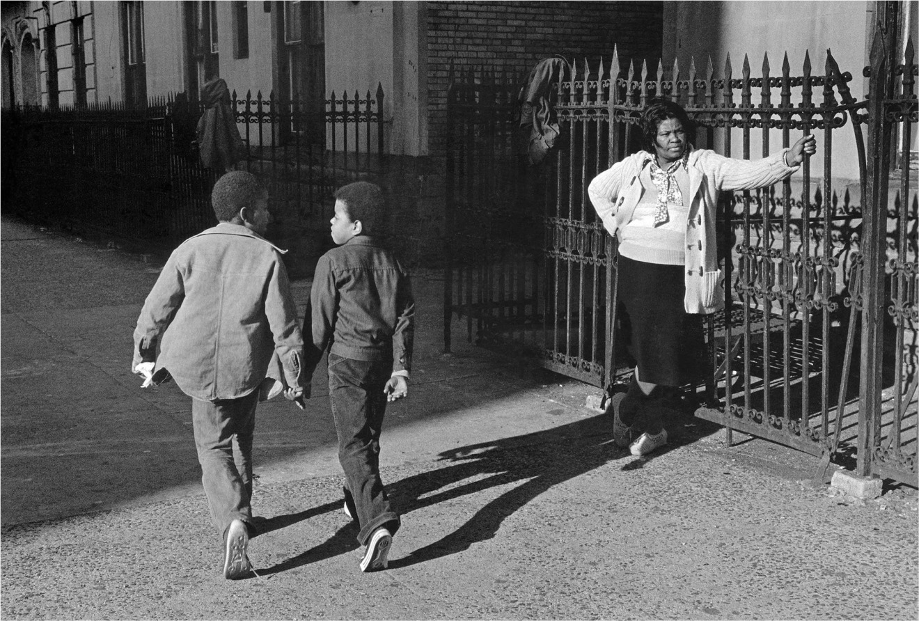 A Woman and Two Boys Passing, 1978&nbsp;