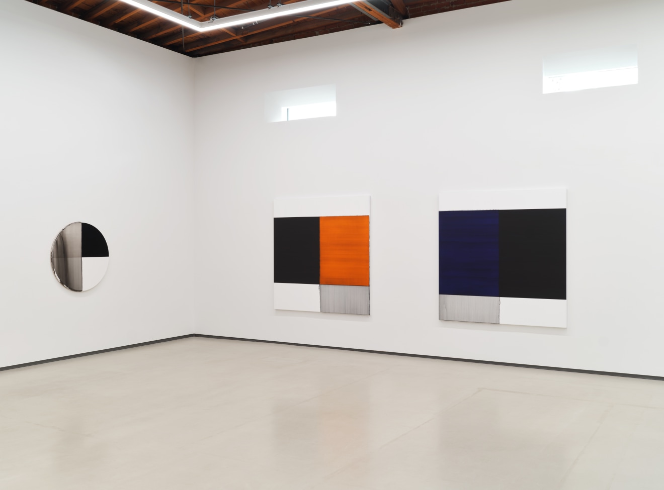 Installation view of Callum Innes: Turn at Sean Kelly, Los Angeles, March 16 &ndash; May 4, 2024, Photography: Brica Wilcox, Courtesy: Sean Kelly New York/Los Angeles