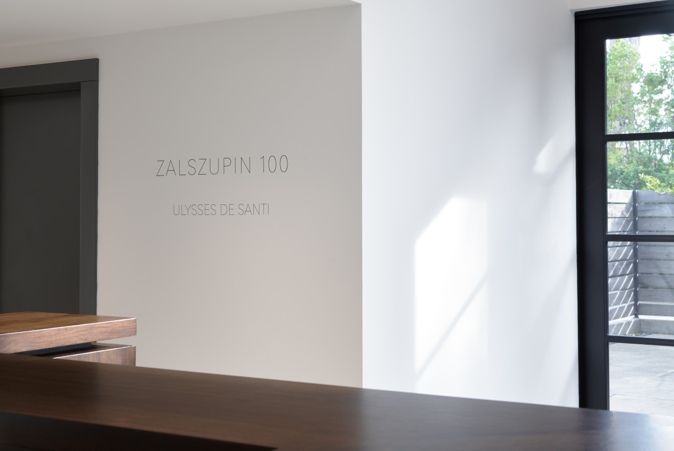 Installation view of Zalszupin 100 in Collaboration with Ulysses de Santi at Sean Kelly, Los Angeles, November 19, 2022 - January 7, 2023, Photo: Brica Wilcox, Courtesy: Sean Kelly and Ulysses de Santi.