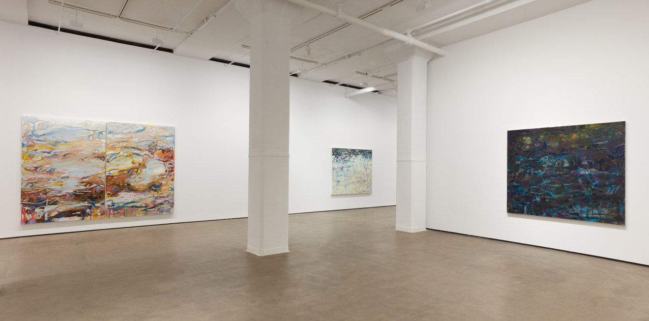 Image: Installation view of&nbsp;Janaina Tsch&auml;pe: a sky filled with clouds and the smell of blood oranges at Sean Kelly, New York, September 6 &ndash; October 19, 2024, Photography: Jason Wyche, Courtesy: Sean Kelly, New York/Los Angeles