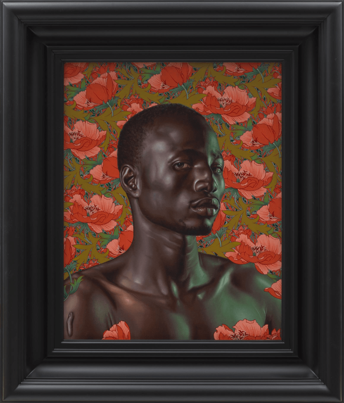 Kehinde Wiley, Portrait of Pascal Diouf, 2024