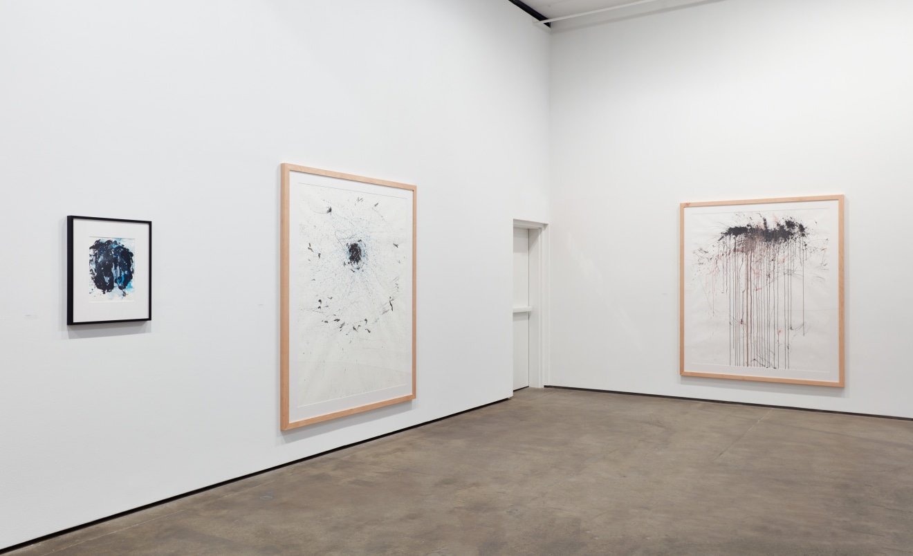 Installation view of Rebecca Horn: Labyrinth of the Soul: Drawings 1965-2015 at Sean Kelly, New York, January 7 - February 18, 2023, Photography: Jason Wyche, New York, Courtesy: Sean Kelly