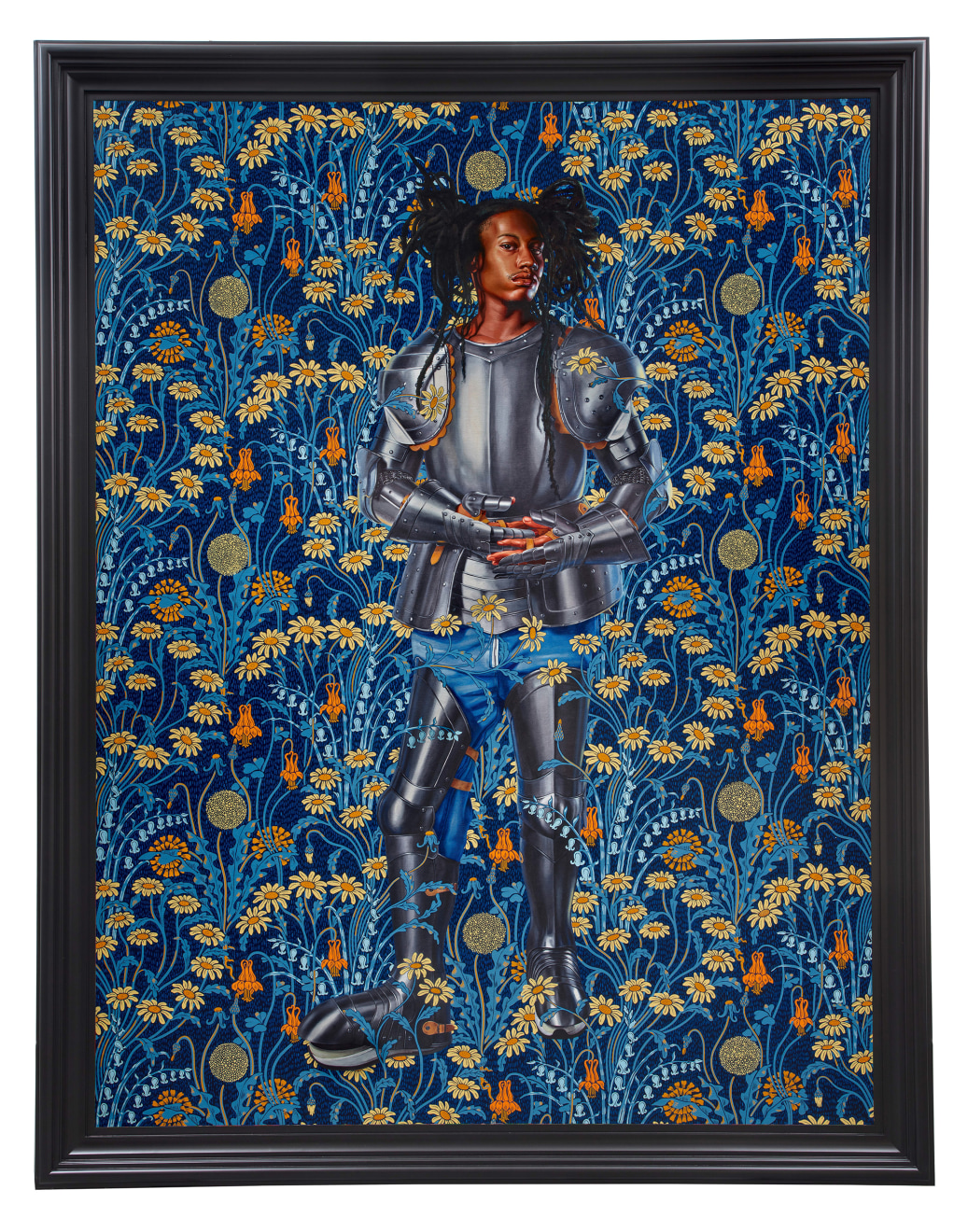 Kehinde Wiley, Portrait of Jorge Gitoo Wright, 2022