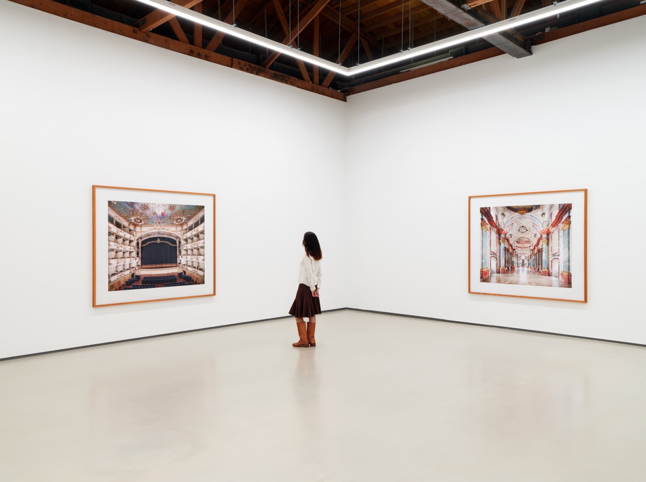 Installation view of Candida H&ouml;fer: Europa / America at Sean Kelly, Los Angeles, November 2, 2024 &ndash; January 11, 2025, Photography: Brica Wilcox, Courtesy: Sean Kelly New York/Los Angeles