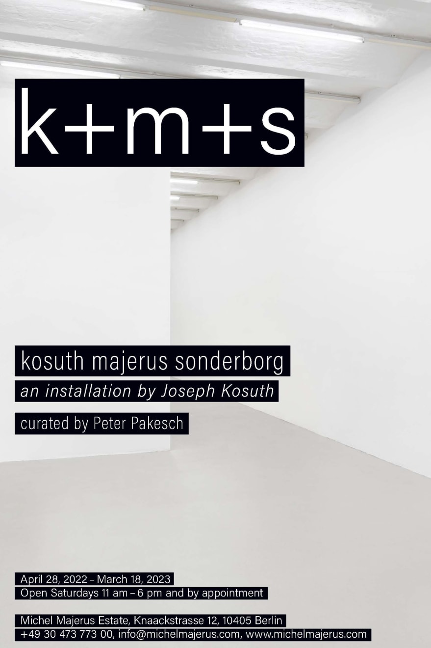 Joseph Kosuth in kosuth majerus sonderborg – an installation by Joseph Kosuth