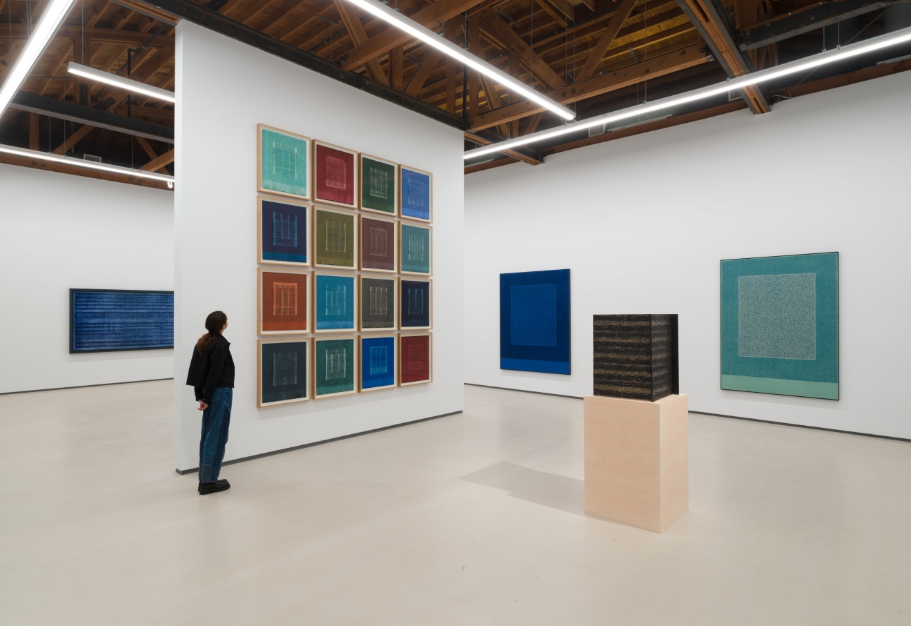 Installation view of Idris Khan: The Pattern of Landscape at Sean Kelly, Los Angeles, September 17 - November 5, 2022, Photography: Jeff McLane, Courtesy: Sean Kelly