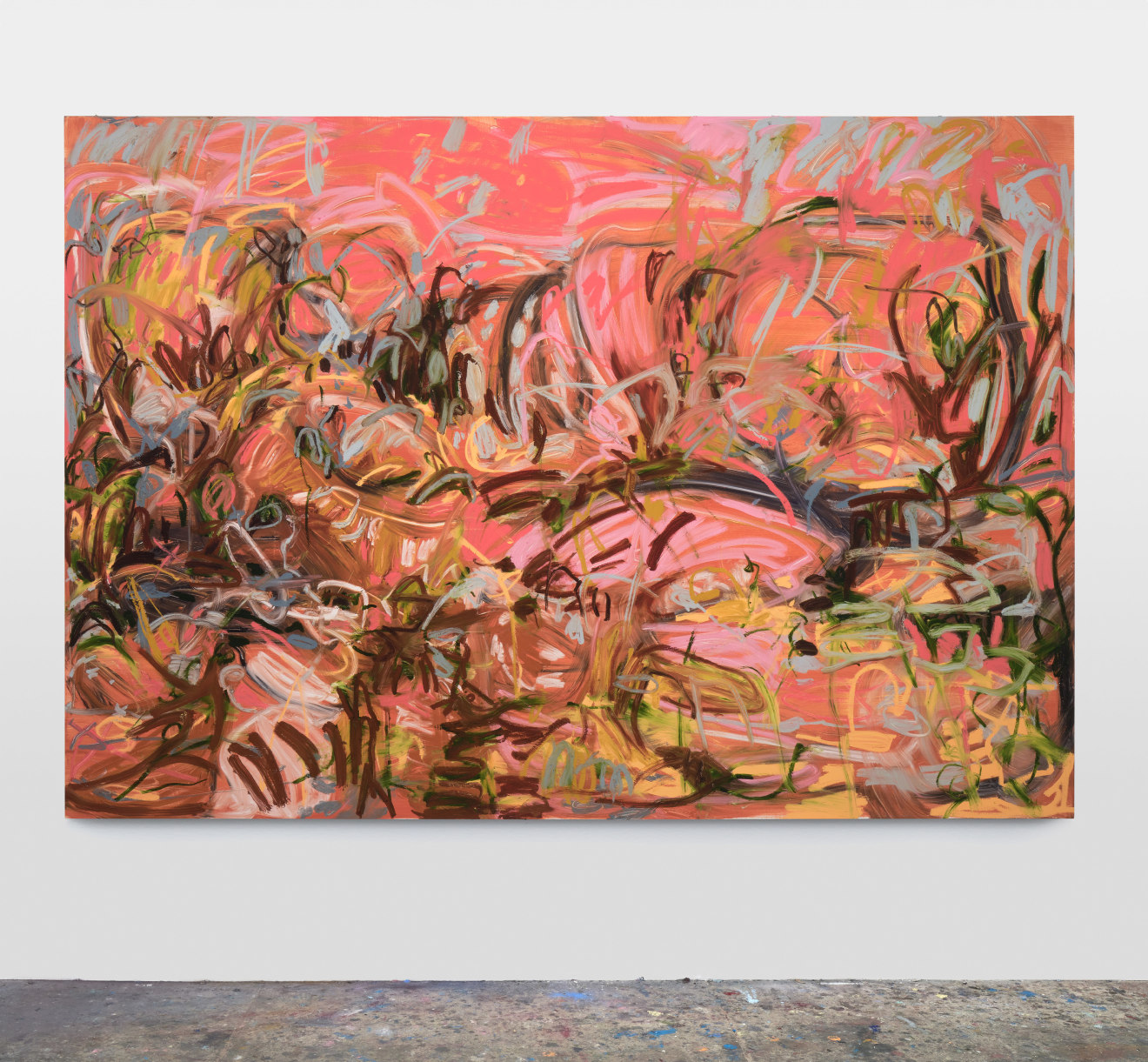 Janaina Tsch&auml;pe, flaming summer meadow, 2024