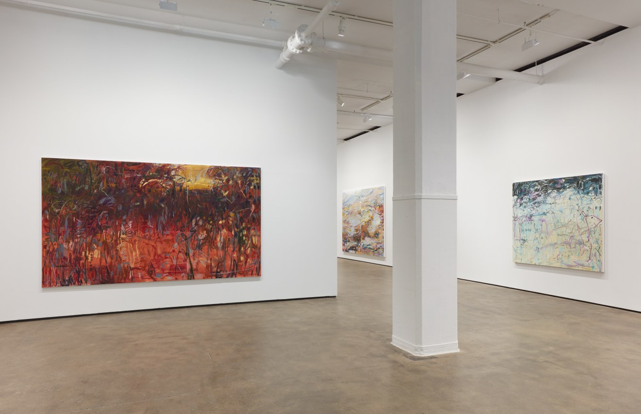 Image: Installation view of&nbsp;Janaina Tsch&auml;pe: a sky filled with clouds and the smell of blood oranges at Sean Kelly, New York, September 6 &ndash; October 19, 2024, Photography: Jason Wyche, Courtesy: Sean Kelly, New York/Los Angeles