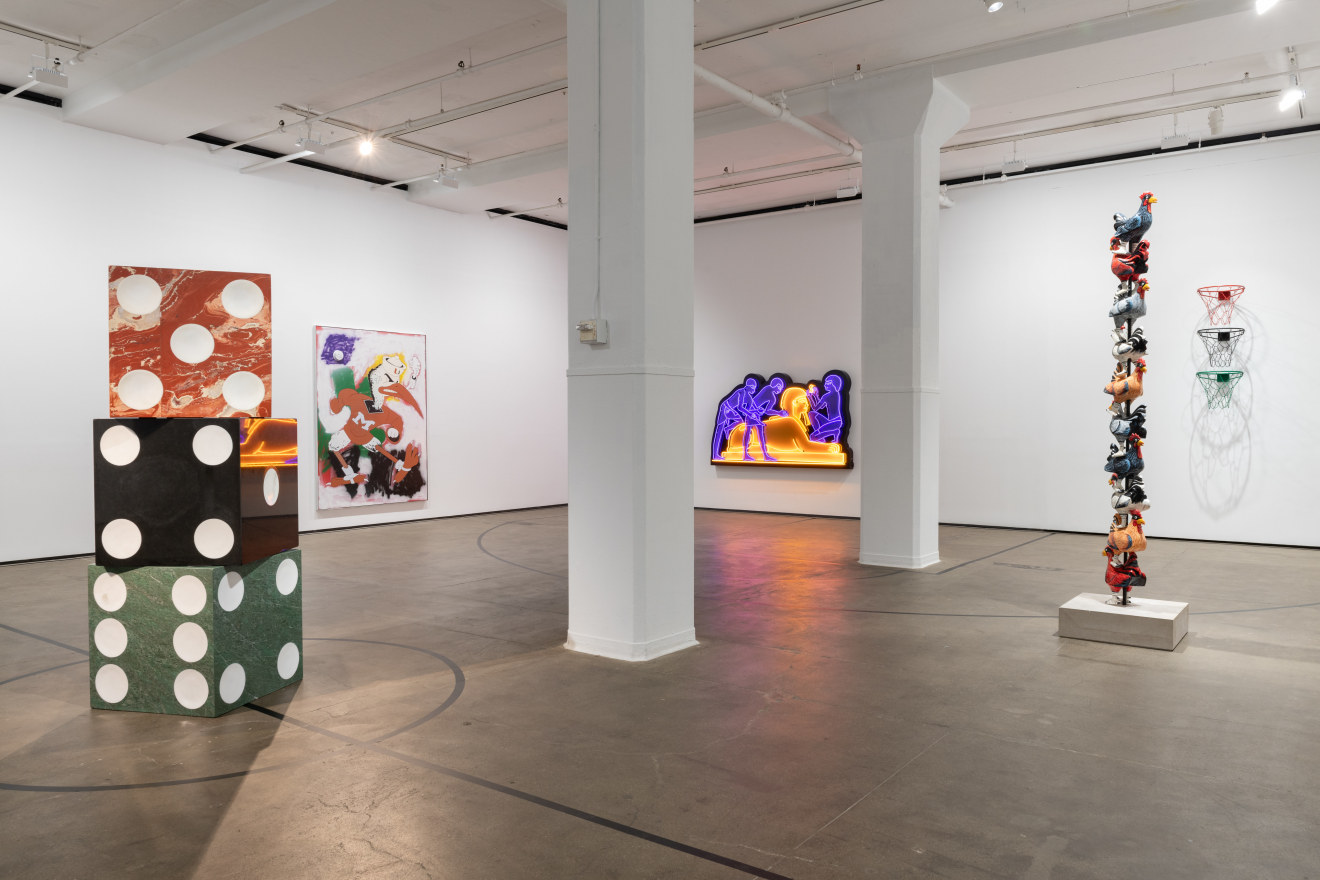 Installation view of Awol Erizku: Delirium of Agony at Sean Kelly, New York, September 8&ndash;October 21, 2023, Photography: Adam Reich, Courtesy: the artist and Sean Kelly, New York/Los Angeles