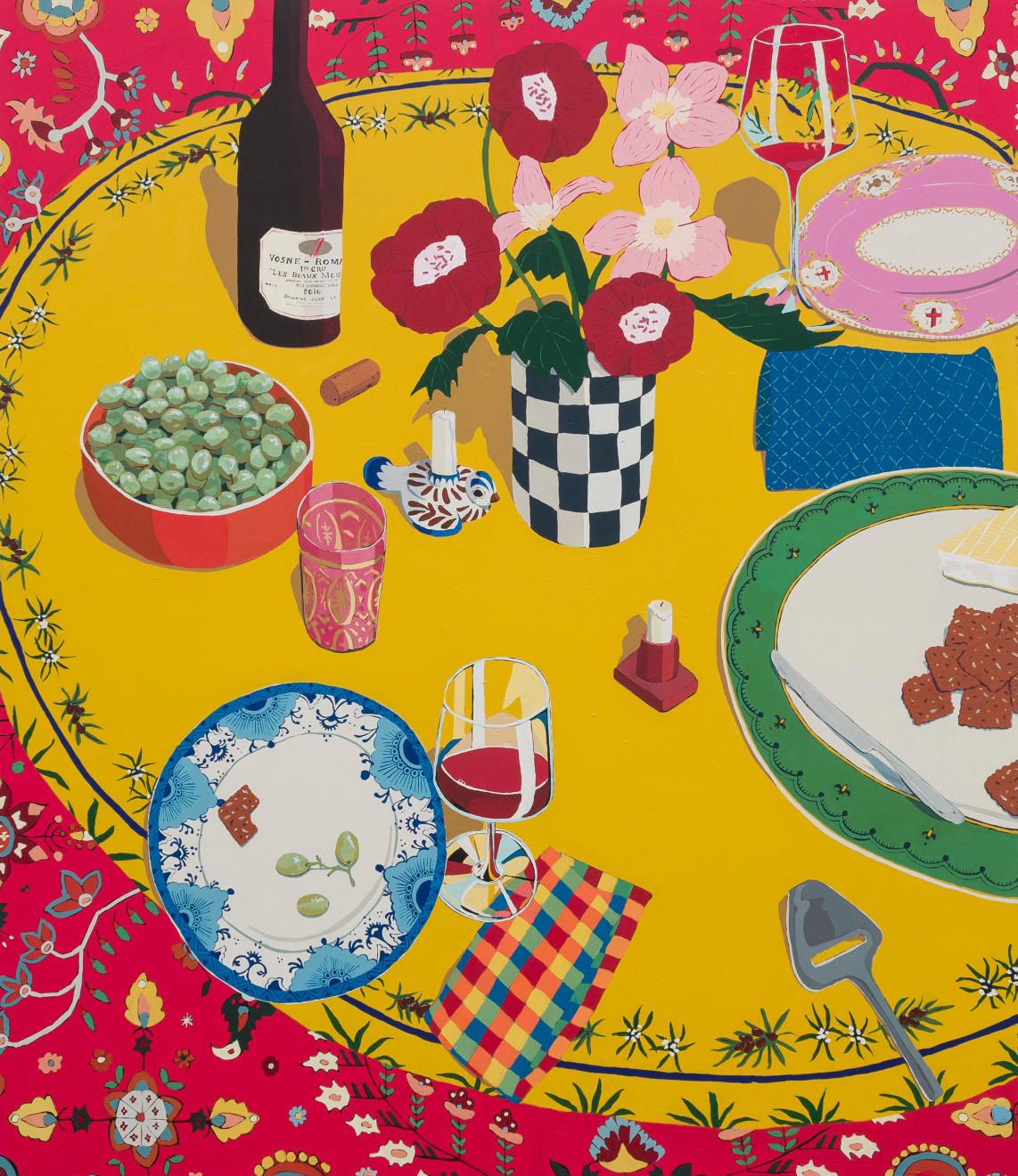 Hilary Pecis, Yellow Table, 2021