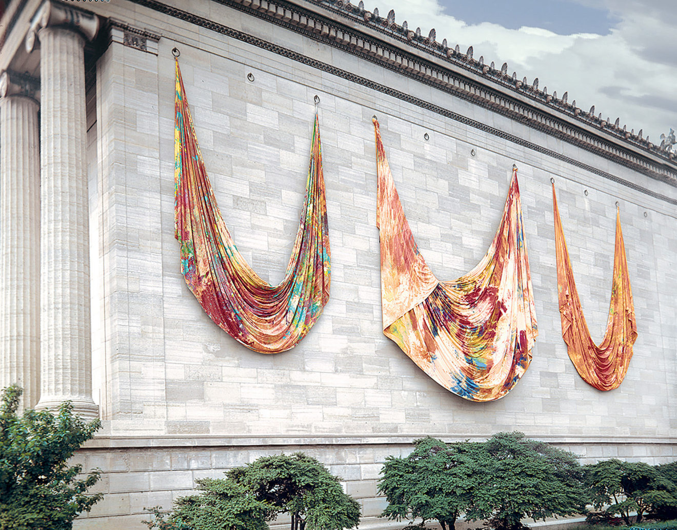 Sam Gilliam Seahorses, 1975