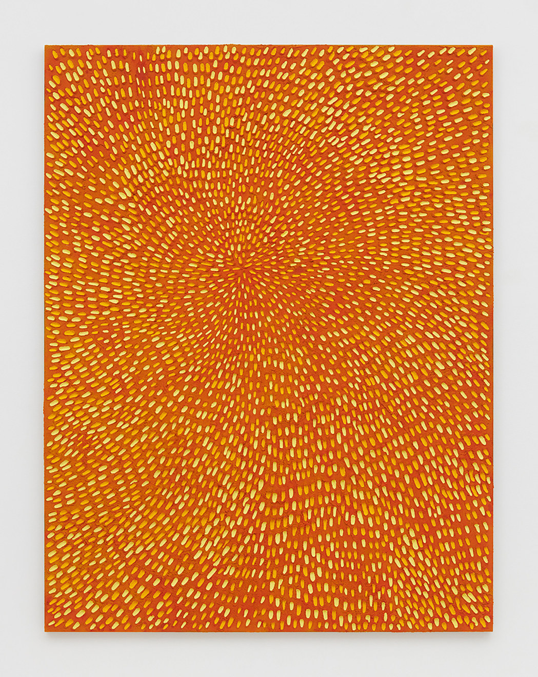 Jennifer Guidi Light In Light Out (Painted Yellow Sand SF #1E, Yellow and Orange), 2016