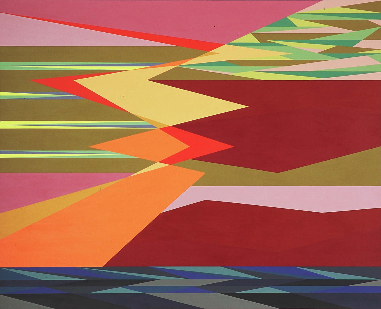 Odili Donald Odita, In Between, 2002