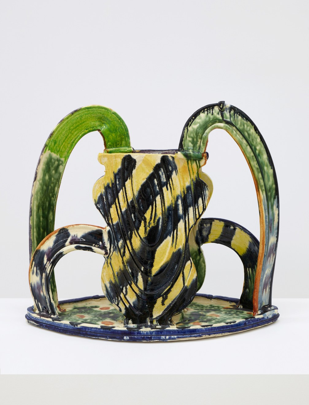 Betty Woodman Striped Napkin Holder, 1983