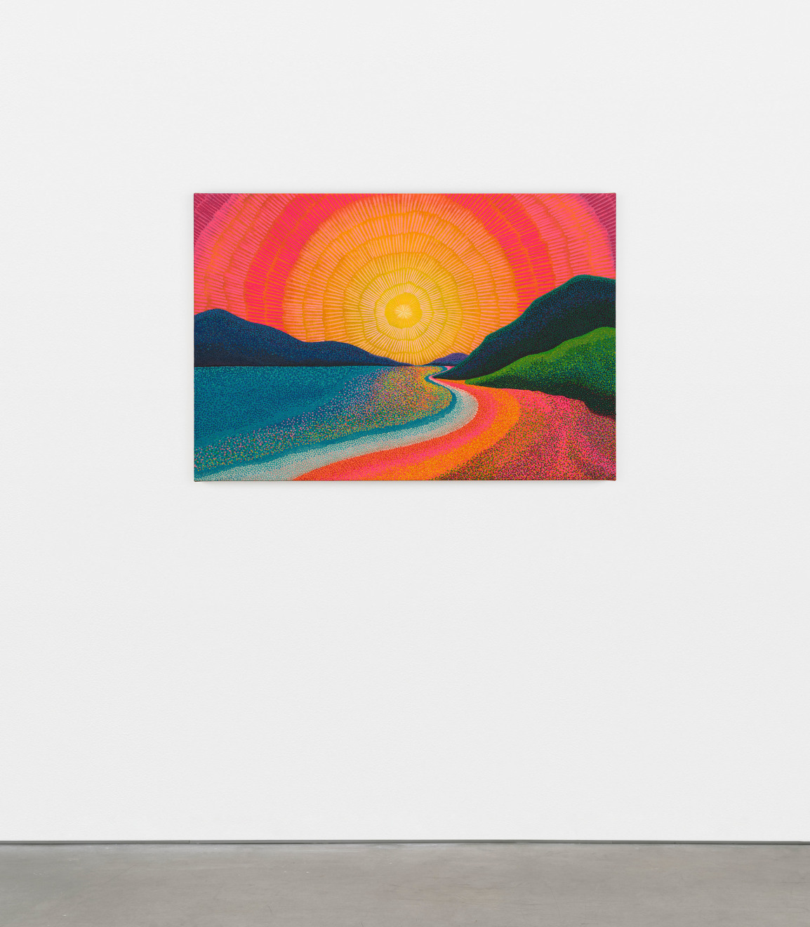 Jennifer Guidi, Standing on the threshold of the known and unknown, wrapped in your warmth, shimmering in your shine, dissolving into your heart, dipping into your soul, 2025