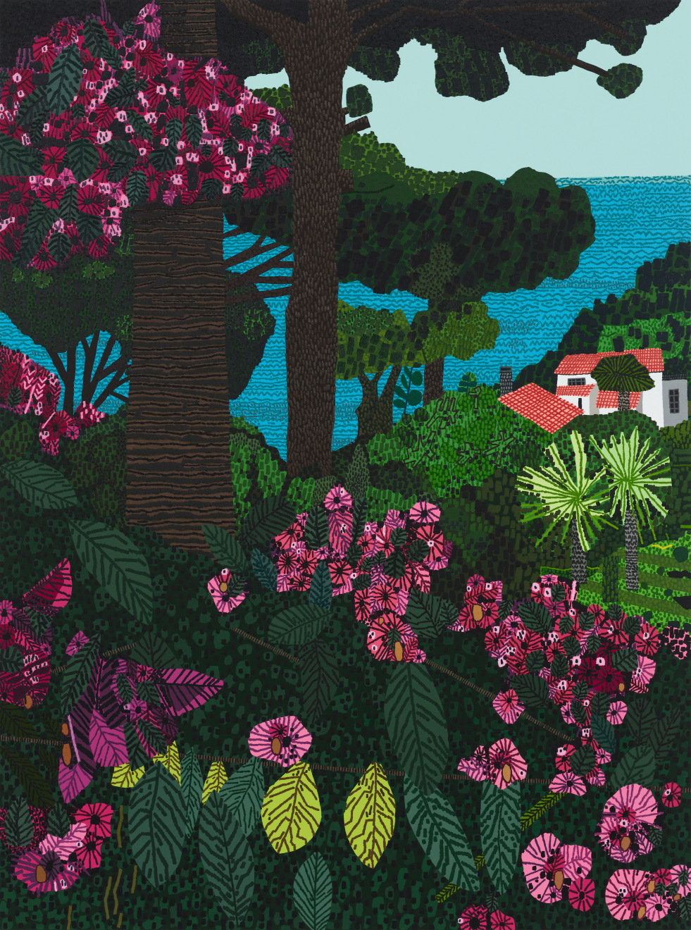 Jonas Wood, Ravello, Italy, 2021