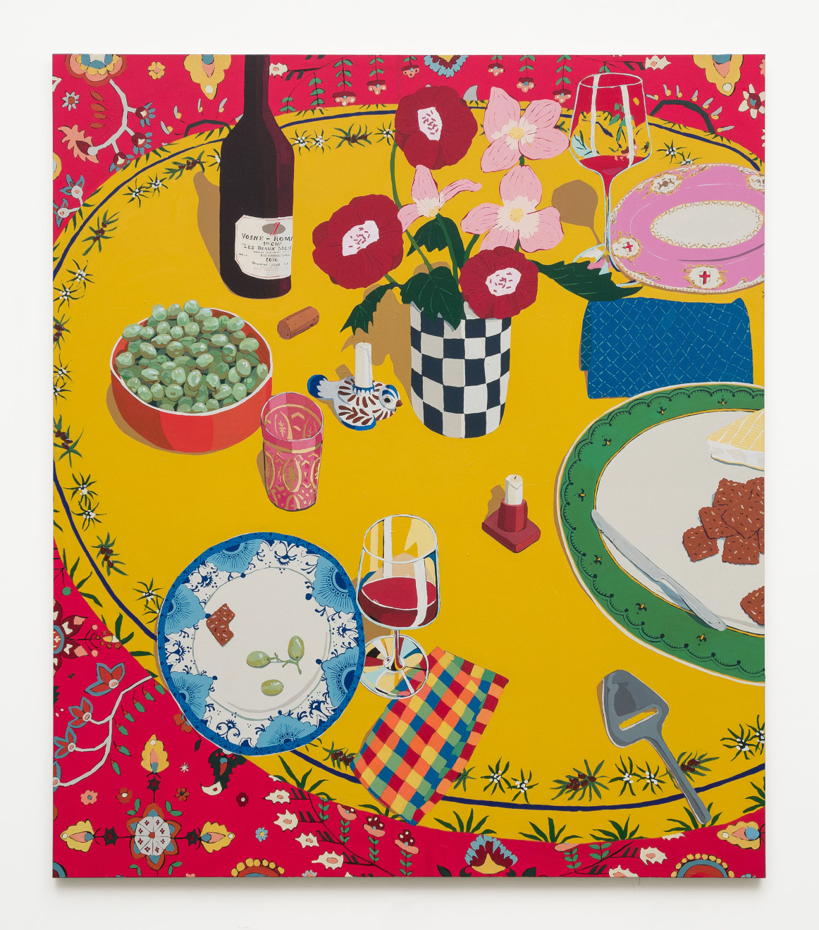 Hilary Pecis, Yellow Table, 2021