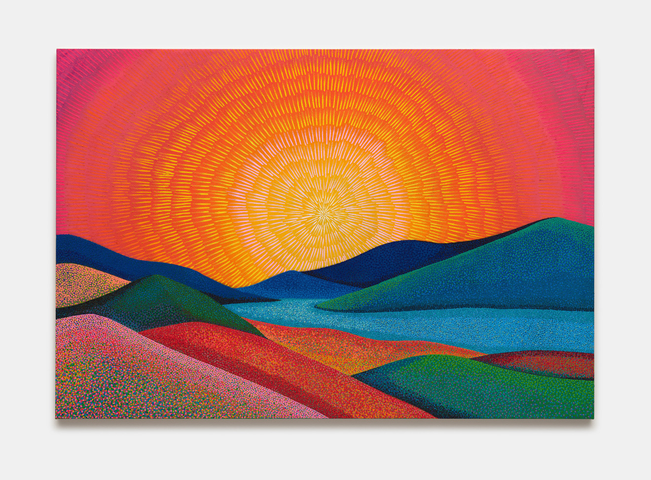 Jennifer Guidi, Heat wave horizon, current of awakening, born from your sand, your stone, your sea, the rhythm of possibilities, 2025