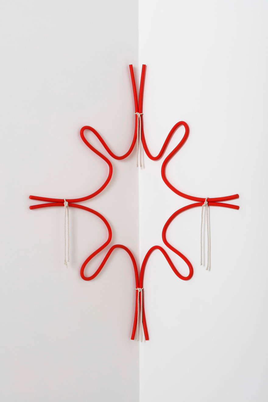 Ricky Swallow, Corner Form with Rope (Pulled Star), 2019