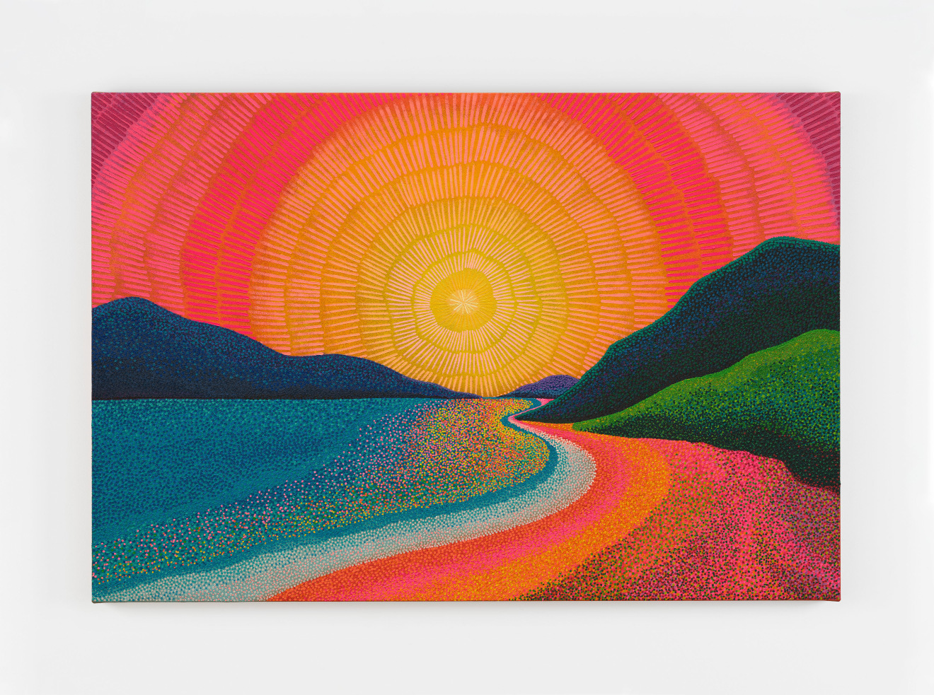 Jennifer Guidi, Standing on the threshold of the known and unknown, wrapped in your warmth, shimmering in your shine, dissolving into your heart, dipping into your soul, 2025