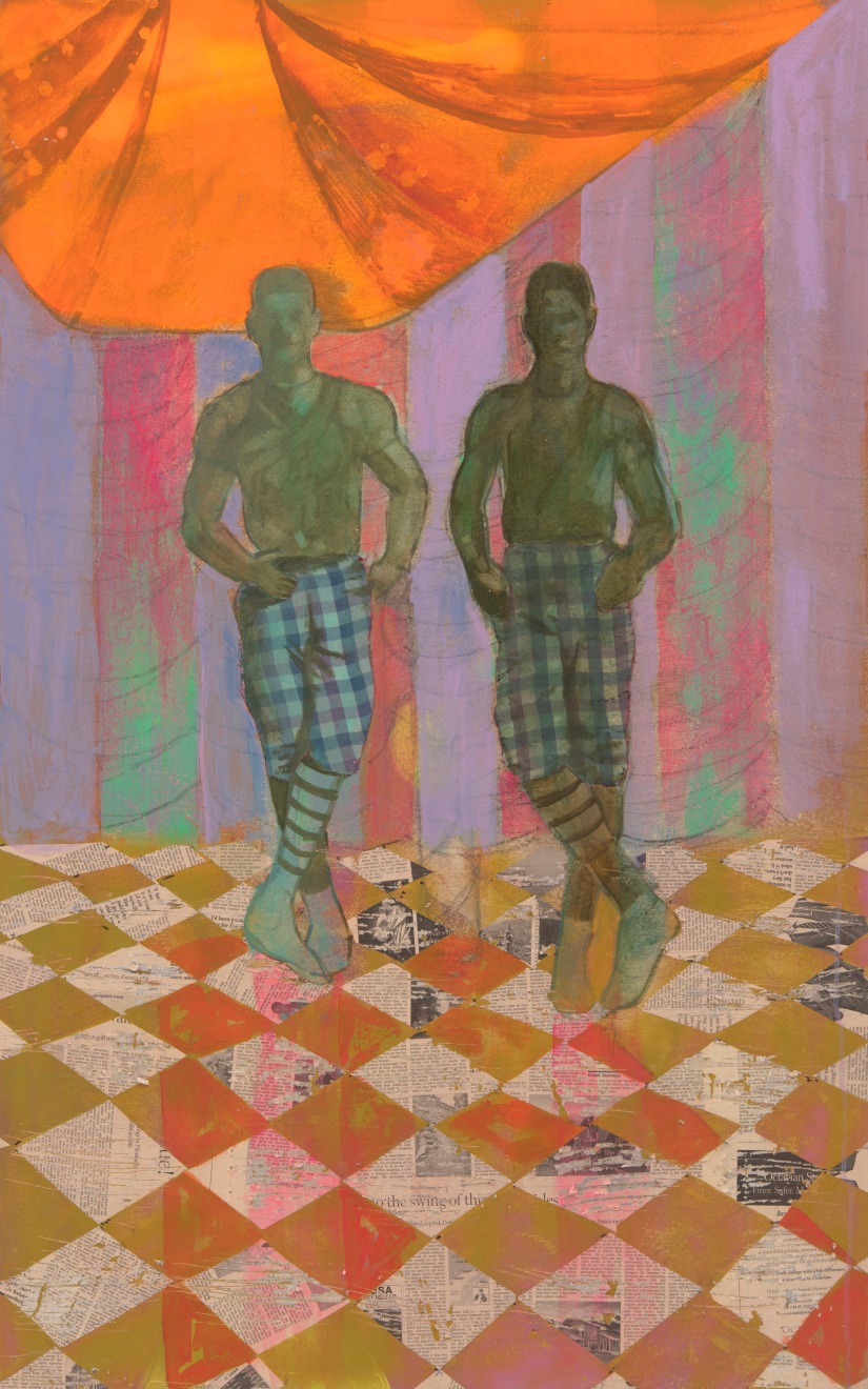 Derek Fordjour, Two the Hard Way, 2015