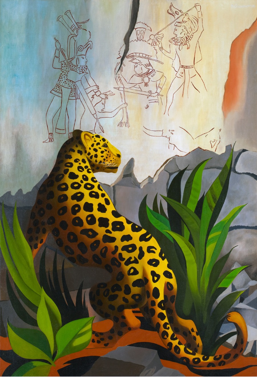 Raul Guerrero, Vista de Bonampak, 1984