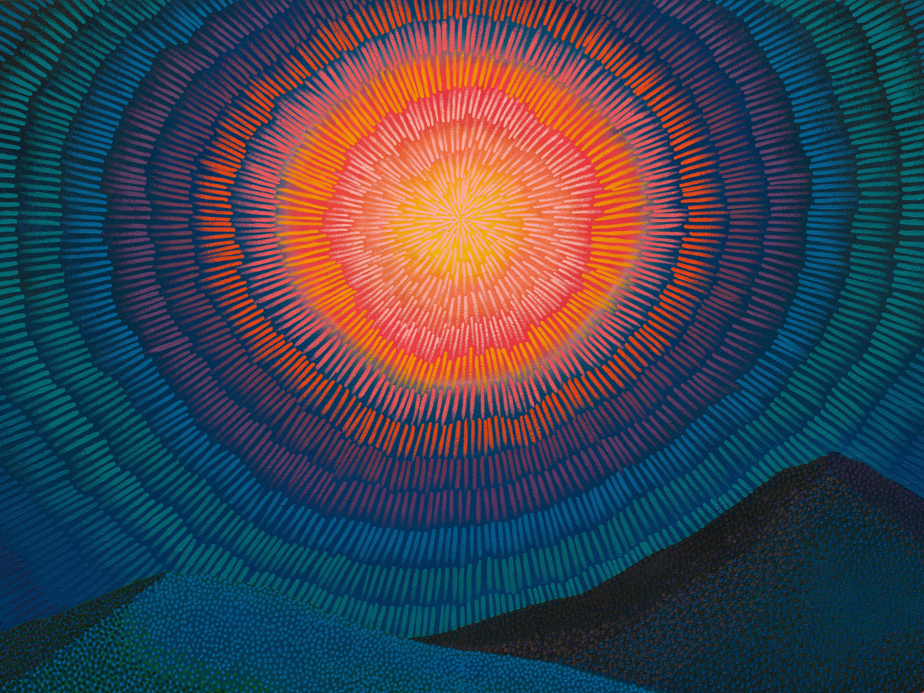 Jennifer Guidi, In the stillness I heard the breath between moons, 2025