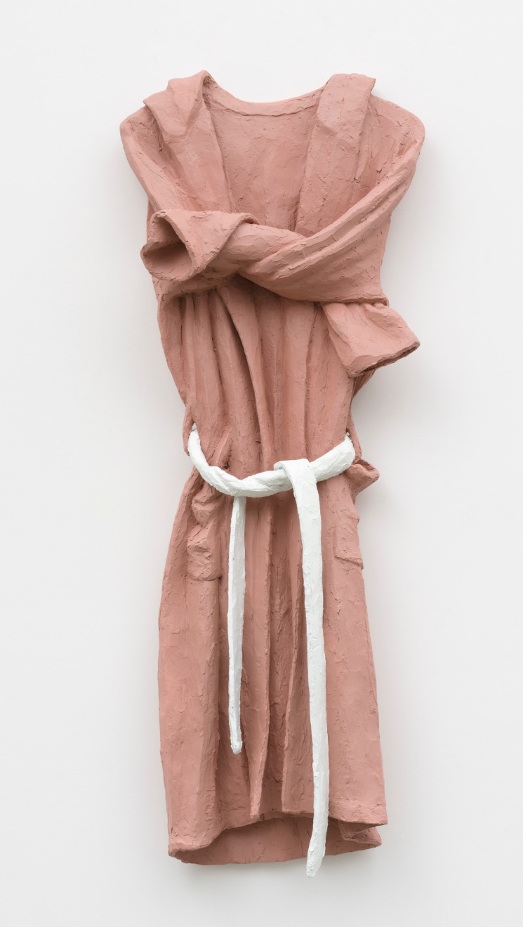 Valentin Carron, The Bathrobe (yellowish and cold), 2020&nbsp;