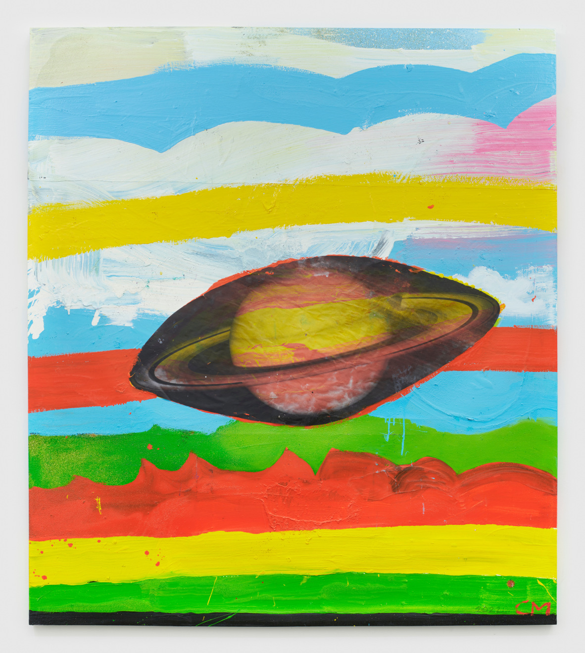 Chris Martin, Autumn Afternoon (with Saturn), 2022