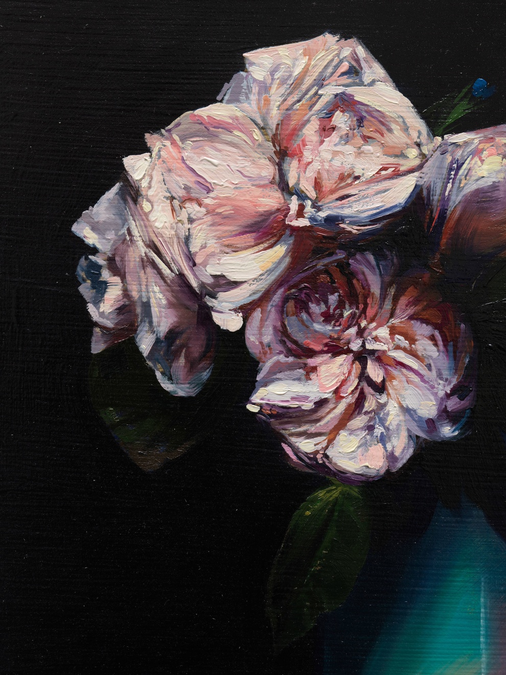 Sam McKinniss, Roses (after Fantin-Latour), 2024