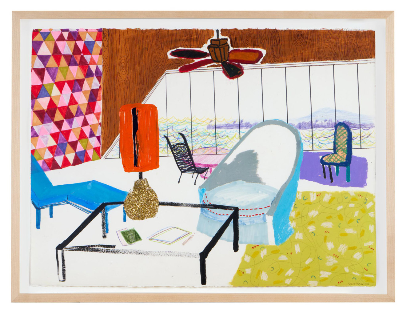 Shara Hughes, Lounge, 2007