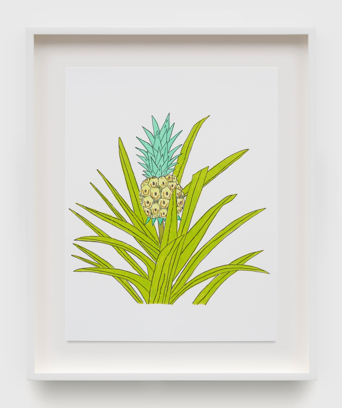 Jonas Wood, Pineapple #4, 2022