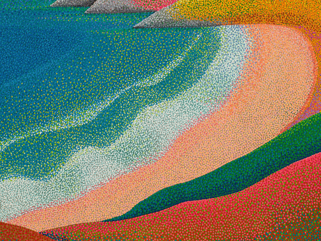 Jennifer Guidi, As I stood on the shoreline of my soul, the sun spoke to me in color and the water sang my name, 2025