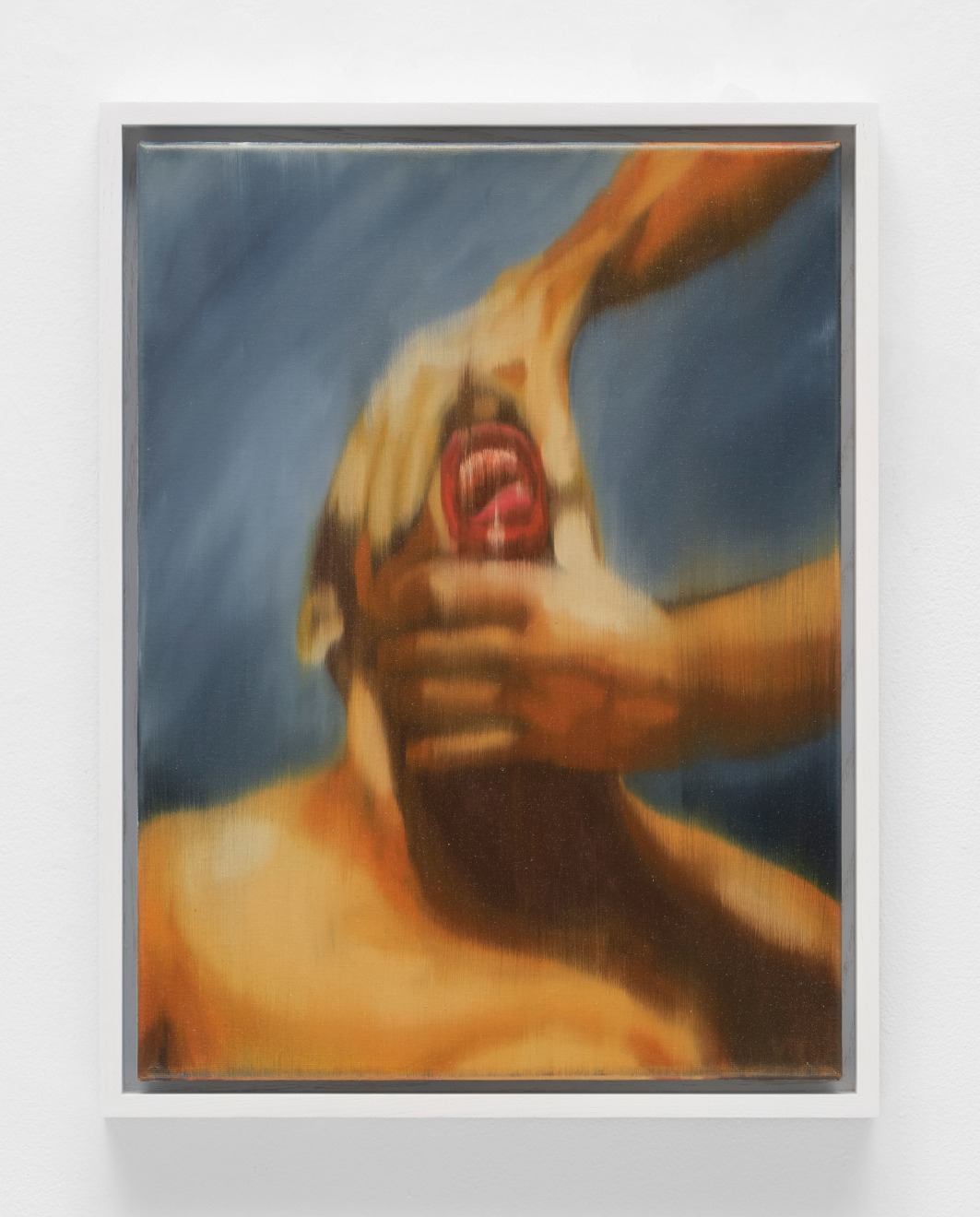 William E. Jones, Mouth Held Open, 2023