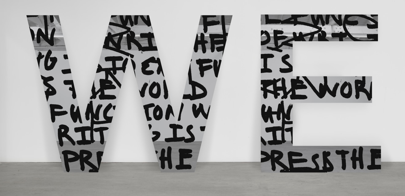 Adam Pendleton WE (we are not successive), 2015