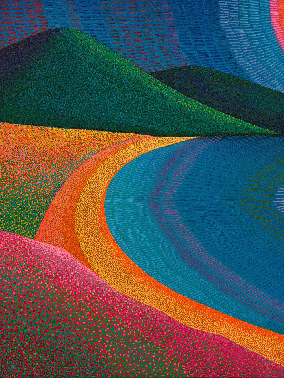 Jennifer Guidi, Dear moon, guardian of the night, you fill my heart with hope and delight, this lunar exchange where energies meet, at the eightfold horizon, on the path which I Seek, 2025