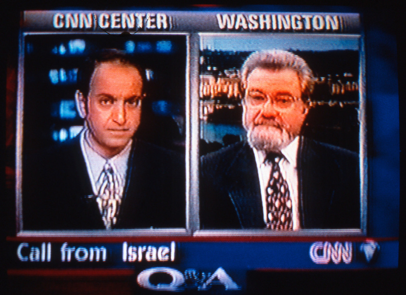 CNN, Questions and Answers, 1997, 33 minute VHS tape (still)