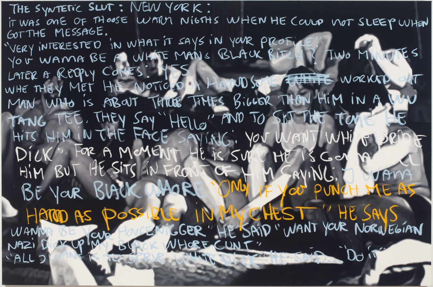 Untitled, 2010, oil on canvas, 78 x 118 x 2 inches
